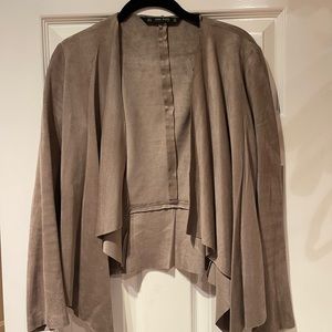 Zara Faux Suede Blazer